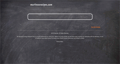 Desktop Screenshot of martinasrecipes.com